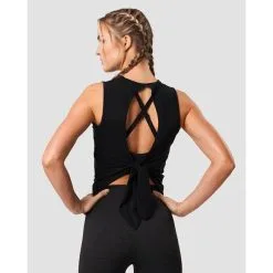 ICANIWILL Empowering Open Back Tank, Black -butik med fitnessudstyr 11289 001R ICIW Empowering Open Back Tank Black 02 jan21 2