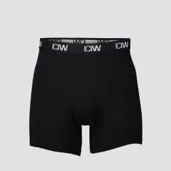 ICANIWILL Boxer 3-Pack, Black/Teal -butik med fitnessudstyr 11363 001R ICANIWILL Boxer 3 Pack Black 03 0321 2
