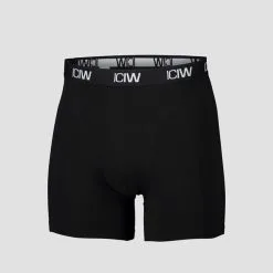 ICANIWILL Boxer 3-Pack, Black/Teal -butik med fitnessudstyr 11363 001R ICANIWILL Boxer 3 Pack Black 04 0321 2