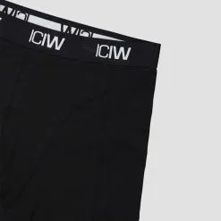 ICANIWILL Boxer 3-Pack, Black/Teal -butik med fitnessudstyr 11363 001R ICANIWILL Boxer 3 Pack Black 06 0321 2