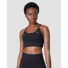 ICANIWILL Ribbed Define Seamless Sports Bra, Black