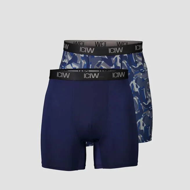 ICANIWILL Sport Boxer 2-Pack, Navy/Grey 1 ICANIWILL Sport Boxer 2-Pack, Navy/Grey