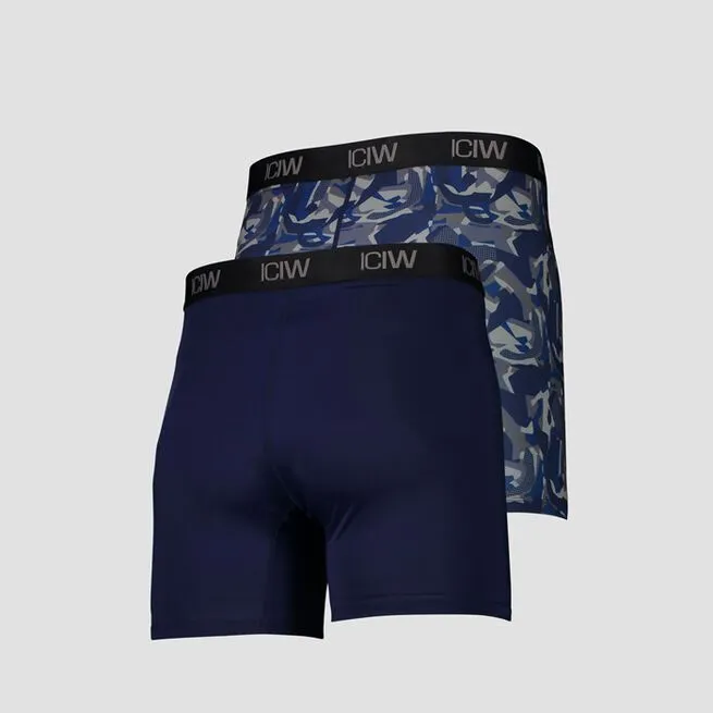 ICANIWILL Sport Boxer 2-Pack, Navy/Grey 2 ICANIWILL Sport Boxer 2-Pack, Navy/Grey - Billede 2