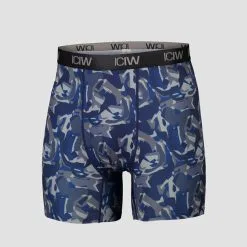 ICANIWILL Sport Boxer 2-Pack, Navy/Grey 6 ICANIWILL Sport Boxer 2-Pack, Navy/Grey -butik med fitnessudstyr 11376 188R ICANIWILL Sport Boxer 2 Pack Navy Grey 03 0321