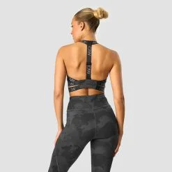 ICANIWILL Ultimate Training Sports Bra, Black Camo -butik med fitnessudstyr 11968 246R ICANIWILL Ultimate Training Sports Bra Black Camo 02 0922