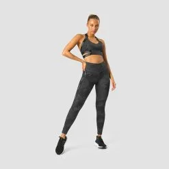 ICANIWILL Ultimate Training Sports Bra, Black Camo -butik med fitnessudstyr 11968 246R ICANIWILL Ultimate Training Sports Bra Black Camo 05 0922