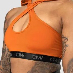 ICANIWILL Ultimate Training Hoodie Sports Bra, Amber -butik med fitnessudstyr 11973 252R ICANIWILL UltimateTraining Hoodie Sports Bra Amber 0322 1