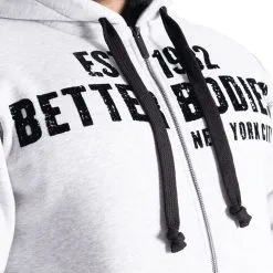 Better Bodies Graphic Hoodie, Light Grey Melange -butik med fitnessudstyr 120735903R Better Bodies Graphic Hoodie Light Grey Melange 04 jan21 1