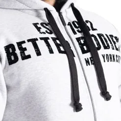Better Bodies Graphic Hoodie, Light Grey Melange -butik med fitnessudstyr 120735903R Better Bodies Graphic Hoodie Light Grey Melange 04 jan21