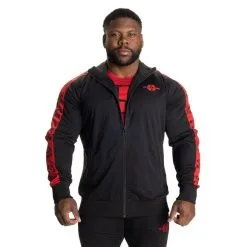 Better Bodies Bronx Track Jacket, Black/Red