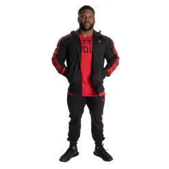 Better Bodies Bronx Track Pants, Black/Red -butik med fitnessudstyr 120946995 5Better Bodies Bronx Track Pants black