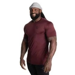 Better Bodies Essex Stripe Tee, Maroon Melange 33 Better Bodies Essex Stripe Tee, Maroon Melange -butik med fitnessudstyr 120953395R Better Bodies Essex Stripe Tee MaroonMelange 0423 1