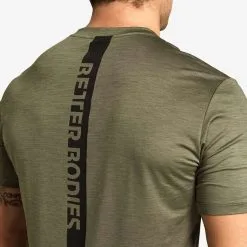 Better Bodies Essex Stripe Tee, Maroon Melange 43 Better Bodies Essex Stripe Tee, Maroon Melange -butik med fitnessudstyr 120953666r essex stripe tee wash green melange 3