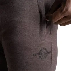 Better Bodies Tapered Joggers V2, Washed Green -butik med fitnessudstyr 121008907R BetterBodies Tapered Joggers V2 DarkGreyMelange 0423 1 1