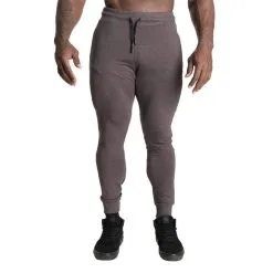 Better Bodies Tapered Joggers V2, Light Grey Melange -butik med fitnessudstyr 121008907R BetterBodies Tapered Joggers V2 DarkGreyMelange 0423 4 2