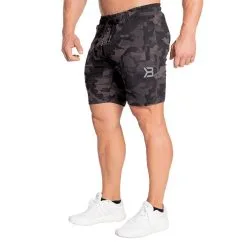Better Bodies Tapered Sweatshorts, Light Grey Melange -butik med fitnessudstyr 121014775R Better Bodies Tapered Sweatshorts Dark Camo 01 0321