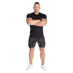 Better Bodies Tapered Sweatshorts, Light Grey Melange -butik med fitnessudstyr 121014775R Better Bodies Tapered Sweatshorts Dark Camo 06 0321