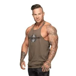 Better Bodies Team BB Stringer V2, Washed Green -butik med fitnessudstyr 121015664R Better bodies Team BB Stringer V2 Washed Green 02 0920 1