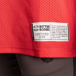 Better Bodies Iron Mesh Tank, Chili Red -butik med fitnessudstyr 121031370R Better Bodie Iron Mesh Tank Chili Red 05 april22