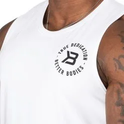 Better Bodies 19th Street Tank, White -butik med fitnessudstyr 121033001R Better Bodies 19th Street Tank White 04 0821 1