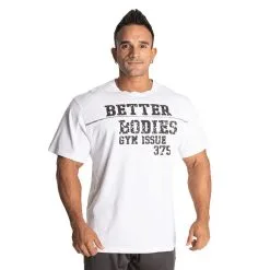 Better Bodies Union Original Tee, Black -butik med fitnessudstyr 121034001R Better Bodies Union Original Tee White 01 aug21