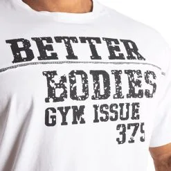 Better Bodies Union Original Tee, Black -butik med fitnessudstyr 121034001R Better Bodies Union Original Tee White 04 aug21