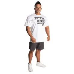 Better Bodies Union Original Tee, Black -butik med fitnessudstyr 121034001R Better Bodies Union Original Tee White 06 aug21