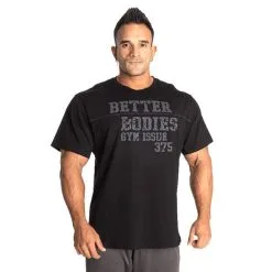 Better Bodies Union Original Tee, Black -butik med fitnessudstyr 121034999R Better Bodies Union Original Tee Black 01 aug21 1
