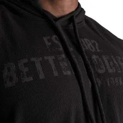 Better Bodies BB Thermal SL Hood, Washed Black -butik med fitnessudstyr 121043994R Better Bodies BB Thermal SL Hood Washed Black 03 nov21