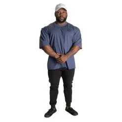 Better Bodies Union Iron Tee, Sky Blue Melange -butik med fitnessudstyr 121054541R Better Bodies Union Iron Tee Sky Blue Melange 06 1022