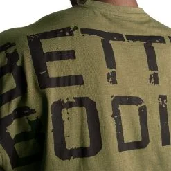 Better Bodies Union Iron Tee, Army Green Melange -butik med fitnessudstyr 121054600R Better Bodies Union Iron Tee Army Green Melange 05 0622