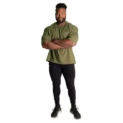 Better Bodies Union Iron Tee, Army Green Melange -butik med fitnessudstyr 121054600R Better Bodies Union Iron Tee Army Green Melange 06 0622