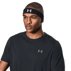 Under Armour UA Performance Headband, Black/White