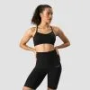 ICANIWILL Scrunch Seamless Sports Bra, Black