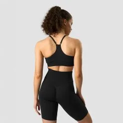 ICANIWILL Scrunch Seamless Sports Bra, Black -butik med fitnessudstyr 13011 001R ICIW Scrunch Seamless Sports Bra Black 02 0622