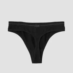 ICANIWILL Everyday Seamless Thong 2-pack, Black/White -butik med fitnessudstyr 13012 001R ICIW Everyday Seamless Thong 2 pack Black 04 juli22 1