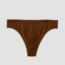ICANIWILL Everyday Seamless Thong 2-pack, Cinnamon -butik med fitnessudstyr 13012 243R ICIW Everyday Seamless Thong 2 pack Cinnamon 03 juli22