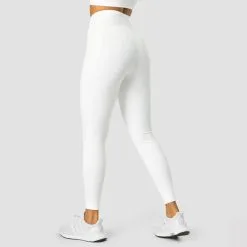 ICANIWILL Training Tights, White -butik med fitnessudstyr 13021 002R ICIW Smash Tights White 02 aug22