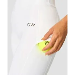 ICANIWILL Training Tights, White -butik med fitnessudstyr 13021 002R ICIW Smash Tights White 03 aug22