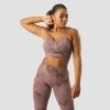 ICANIWILL Define Seamless Tie Dye Sports Bra, Mauve