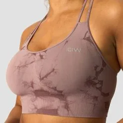 ICANIWILL Define Seamless Tie Dye Sports Bra, Mauve -butik med fitnessudstyr 13023 170R ICANIWILL Define Seamless Tie Dye Sports Bra Mauve 03 1122