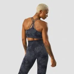 ICANIWILL Define Seamless Tie Dye Sports Bra, Dark Blue -butik med fitnessudstyr 13023 176R ICANIWILL Define Seamless Tie Dye Sports Bra Dark Blue 02 1122
