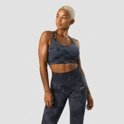 ICANIWILL Define Seamless Tie Dye Sports Bra, Dark Blue -butik med fitnessudstyr 13023 176R ICANIWILL Define Seamless Tie Dye Sports Bra Dark Blue 03 1122
