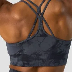 ICANIWILL Define Seamless Tie Dye Sports Bra, Dark Blue -butik med fitnessudstyr 13023 176R ICANIWILL Define Seamless Tie Dye Sports Bra Dark Blue 05 1122