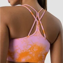 ICANIWILL Define Seamless Tie Dye Sports Bra, Sunset Beach -butik med fitnessudstyr 13023 260R ICANIWILL Define Seamless Tie Dye Sports Bra Sunset Beach 04 0522
