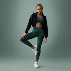 ICANIWILL Define Seamless Tie Dye Tights, Dark Green Melange -butik med fitnessudstyr 13024 103R ICANIWILL Define Seamless Tie Dye Tights Dark Green Melange 07 1122