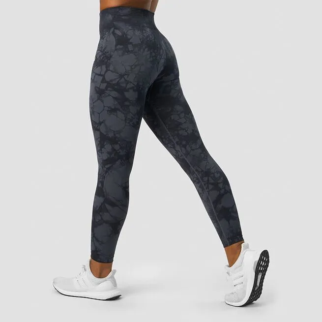 ICANIWILL Define Seamless Tie Dye Tights, Dark Blue 2 ICANIWILL Define Seamless Tie Dye Tights, Dark Blue - Billede 2