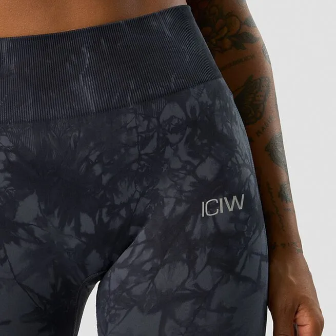 ICANIWILL Define Seamless Tie Dye Tights, Dark Blue 3 ICANIWILL Define Seamless Tie Dye Tights, Dark Blue - Billede 3
