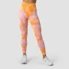 ICANIWILL Define Seamless Tie Dye Tights, Sunset Beach
