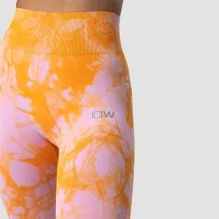 ICANIWILL Define Seamless Tie Dye Tights, Sunset Beach -butik med fitnessudstyr 13024 260R ICANIWILL Define Seamless Tie Dye Tights Sunset Beach 03 0522